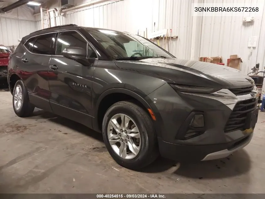 2019 Chevrolet Blazer VIN: 3GNKBBRA6KS672268 Lot: 40254515