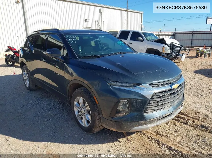 2019 Chevrolet Blazer VIN: 3GNKBCRS7KS675680 Lot: 40396172