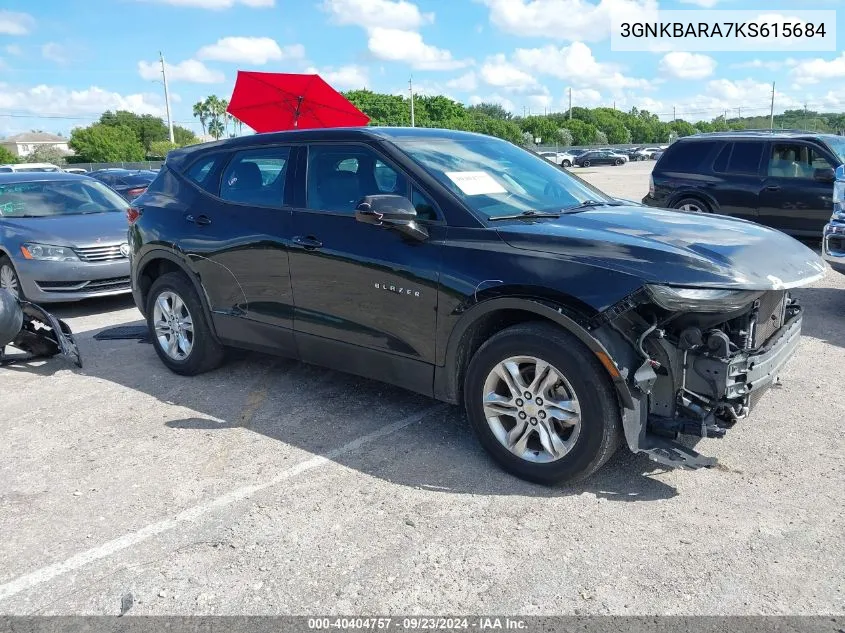 3GNKBARA7KS615684 2019 Chevrolet Blazer L