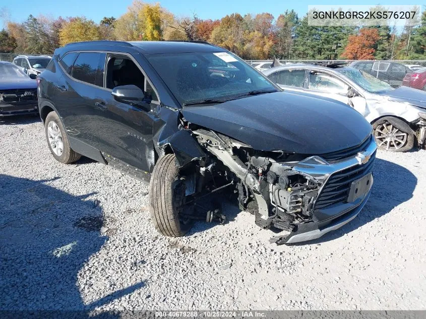 3GNKBGRS2KS576207 2019 Chevrolet Blazer