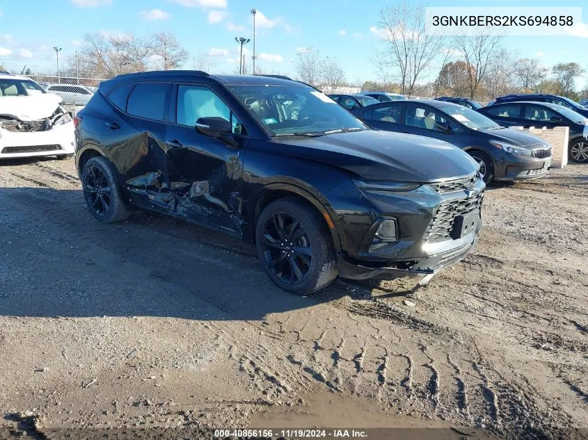 2019 Chevrolet Blazer Rs VIN: 3GNKBERS2KS694858 Lot: 40856156