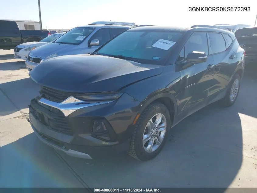 3GNKBCRS0KS672393 2019 Chevrolet Blazer