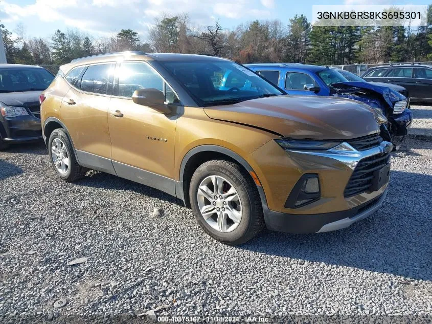 2019 Chevrolet Blazer VIN: 3GNKBGRS8KS695301 Lot: 40875167