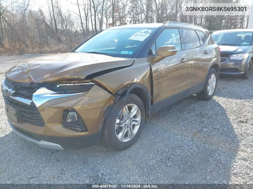 2019 Chevrolet Blazer VIN: 3GNKBGRS8KS695301 Lot: 40875167