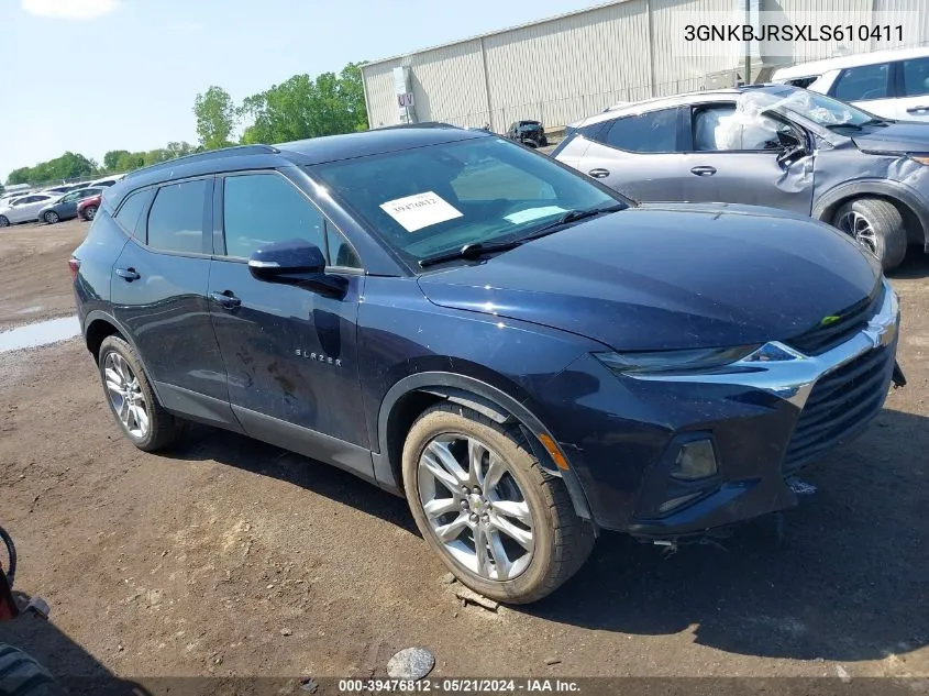 2020 Chevrolet Blazer Awd 3Lt VIN: 3GNKBJRSXLS610411 Lot: 39476812