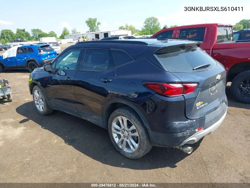 2020 Chevrolet Blazer Awd 3Lt VIN: 3GNKBJRSXLS610411 Lot: 39476812