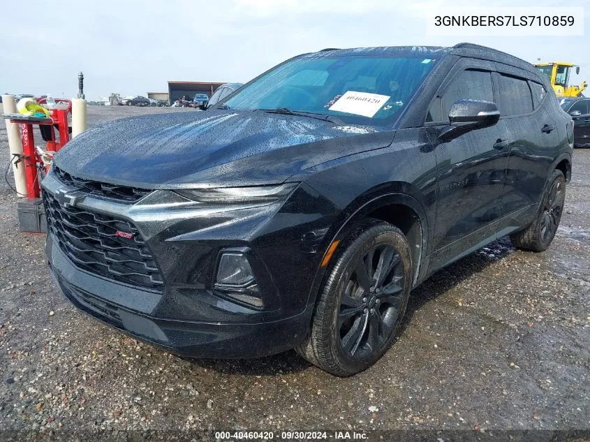 2020 Chevrolet Blazer Rs VIN: 3GNKBERS7LS710859 Lot: 40460420