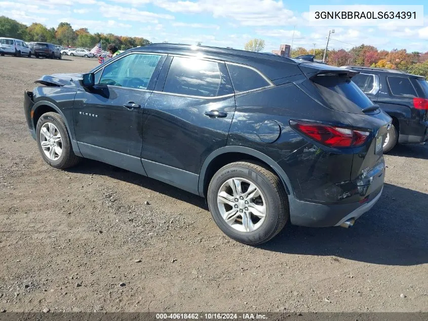 3GNKBBRA0LS634391 2020 Chevrolet Blazer Fwd 1Lt