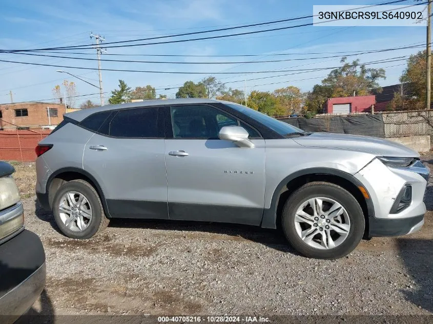 2020 Chevrolet Blazer Fwd 2Lt VIN: 3GNKBCRS9LS640902 Lot: 40705216