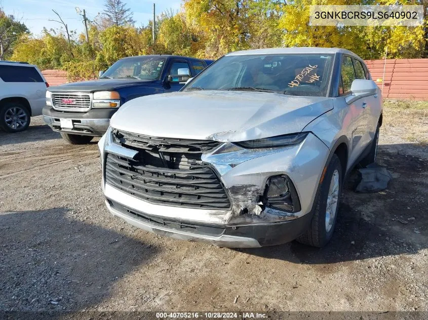 2020 Chevrolet Blazer Fwd 2Lt VIN: 3GNKBCRS9LS640902 Lot: 40705216