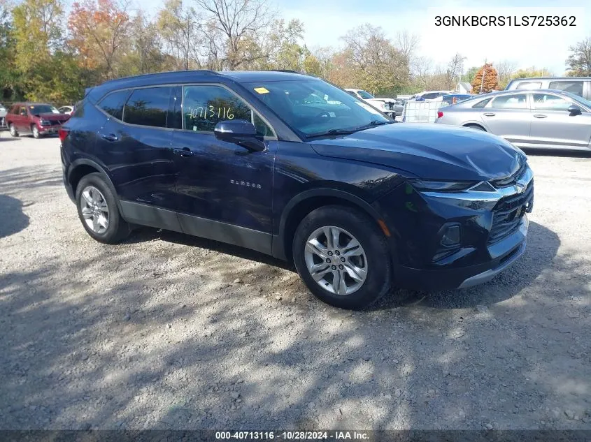 2020 Chevrolet Blazer Fwd 2Lt VIN: 3GNKBCRS1LS725362 Lot: 40713116