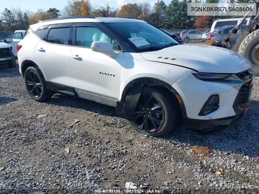 2020 Chevrolet Blazer Awd Rs VIN: 3GNKBKRS7LS608606 Lot: 40759108