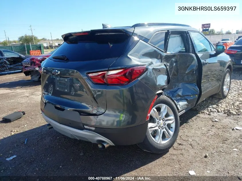 2020 Chevrolet Blazer Awd 2Lt VIN: 3GNKBHRS0LS659397 Lot: 40788967