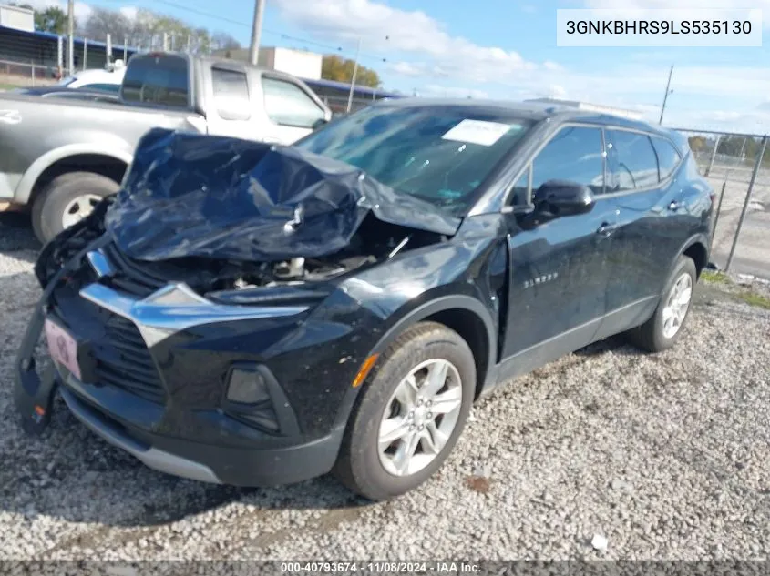 2020 Chevrolet Blazer Awd 2Lt VIN: 3GNKBHRS9LS535130 Lot: 40793674