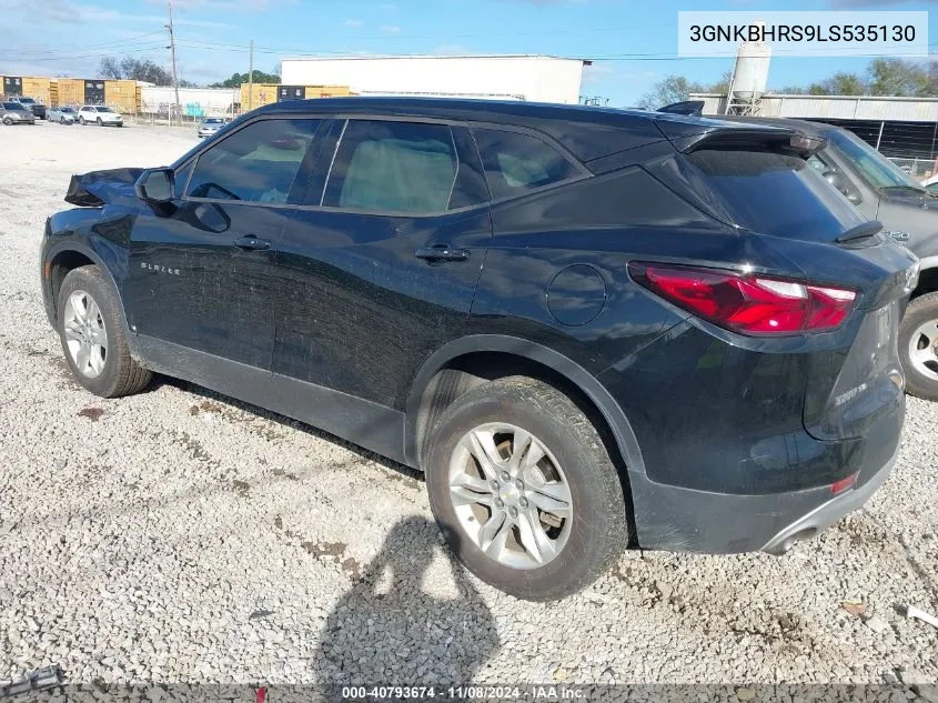 2020 Chevrolet Blazer Awd 2Lt VIN: 3GNKBHRS9LS535130 Lot: 40793674