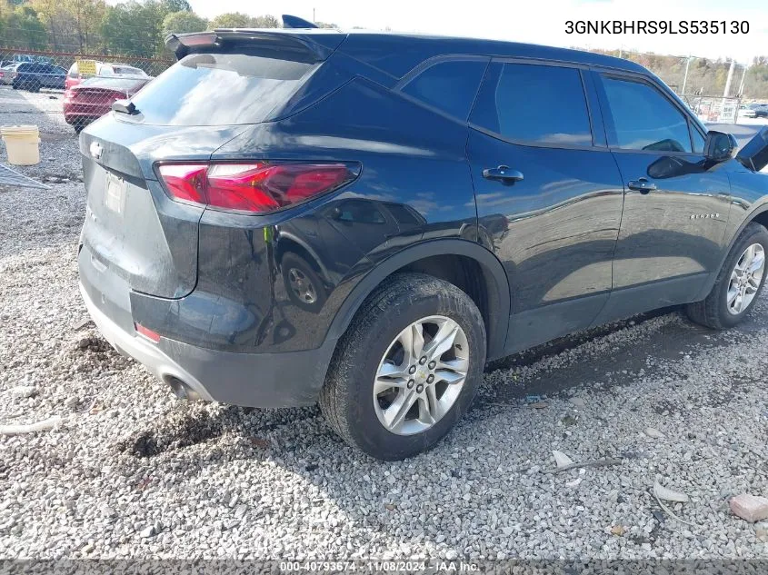 2020 Chevrolet Blazer Awd 2Lt VIN: 3GNKBHRS9LS535130 Lot: 40793674