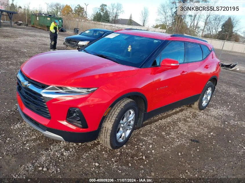 2020 Chevrolet Blazer Fwd 2Lt VIN: 3GNKBCRS5LS720195 Lot: 40809206