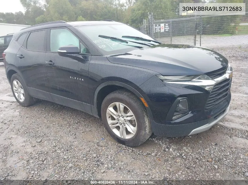 2020 Chevrolet Blazer Fwd 1Lt VIN: 3GNKBBRA9LS712683 Lot: 40820436