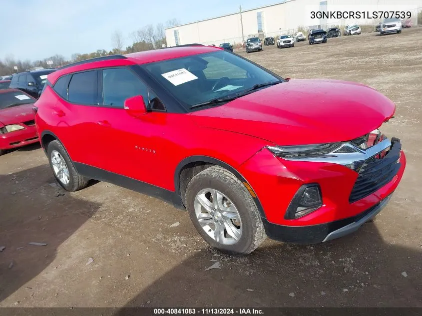 2020 Chevrolet Blazer Fwd 2Lt VIN: 3GNKBCRS1LS707539 Lot: 40841083