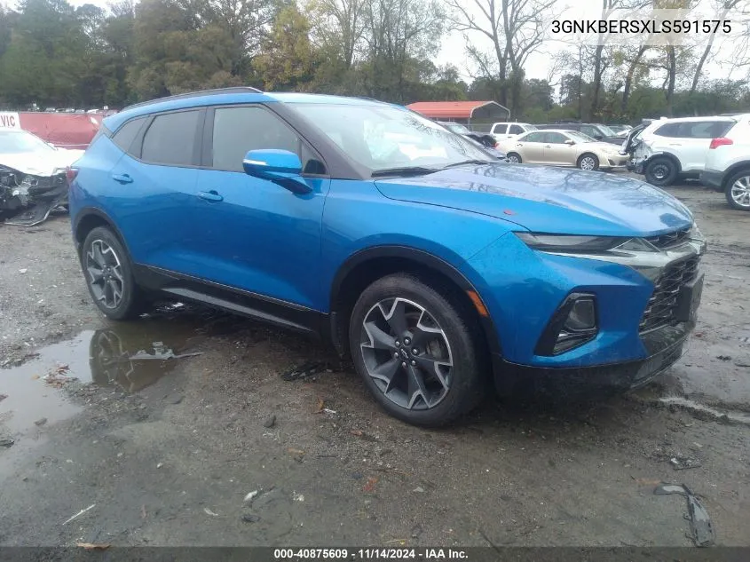 2020 Chevrolet Blazer Fwd Rs VIN: 3GNKBERSXLS591575 Lot: 40875609