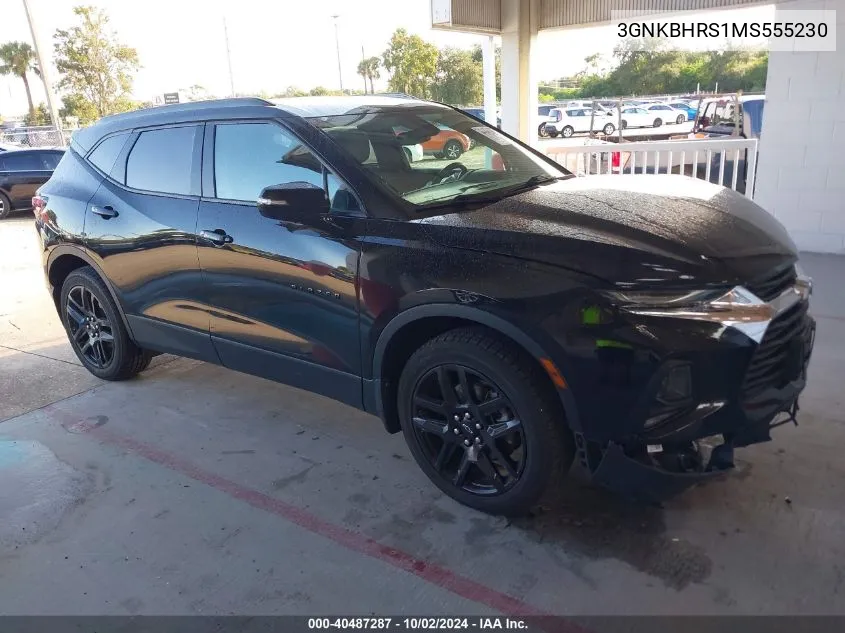 2021 Chevrolet Blazer Awd 2Lt VIN: 3GNKBHRS1MS555230 Lot: 40487287