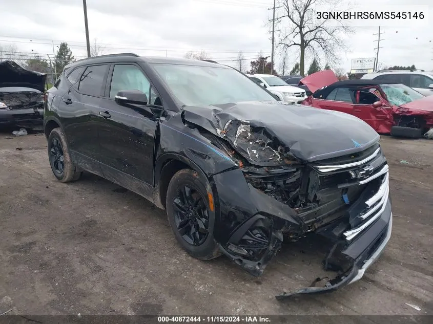 3GNKBHRS6MS545146 2021 Chevrolet Blazer Awd 2Lt