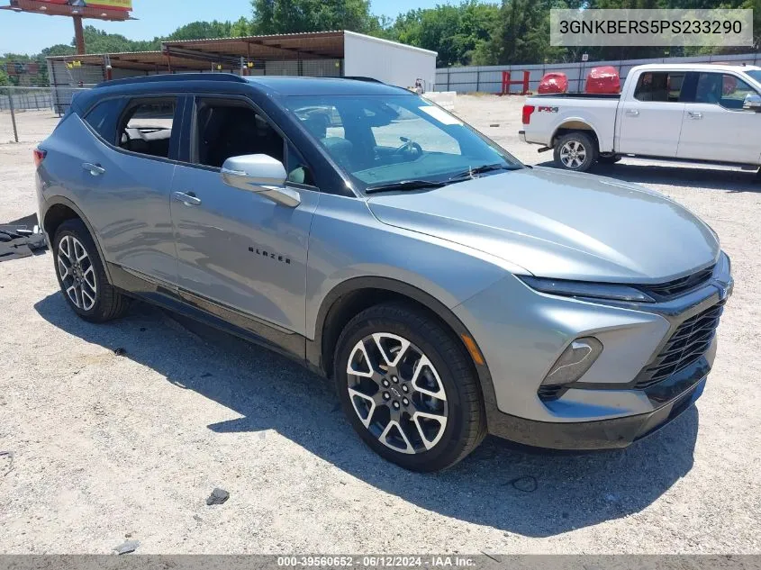 2023 Chevrolet Blazer Fwd Rs VIN: 3GNKBERS5PS233290 Lot: 39560652