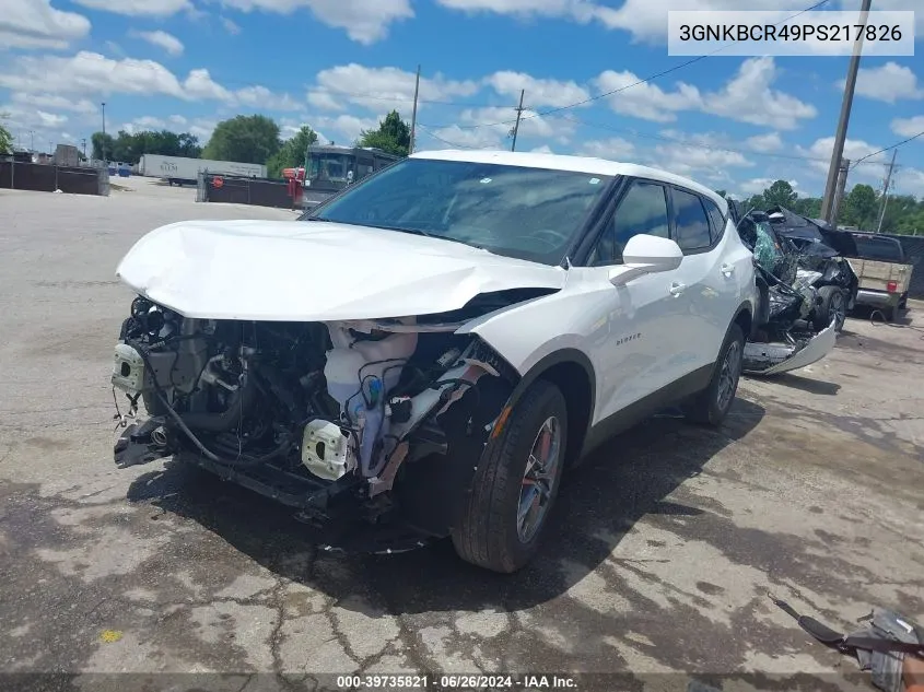 2023 Chevrolet Blazer Fwd 2Lt VIN: 3GNKBCR49PS217826 Lot: 39735821