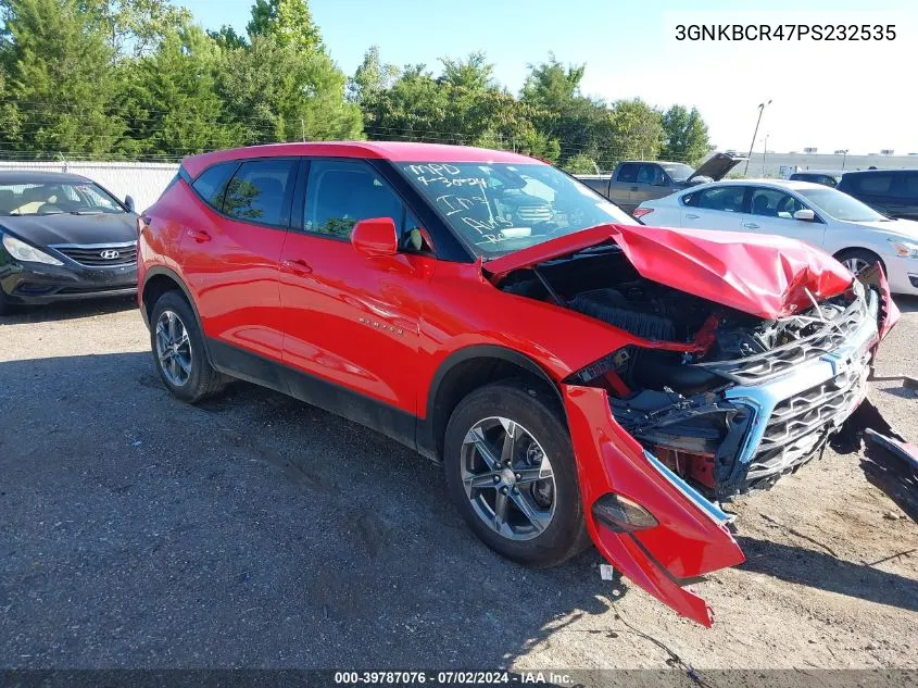 2023 Chevrolet Blazer Fwd 2Lt VIN: 3GNKBCR47PS232535 Lot: 39787076