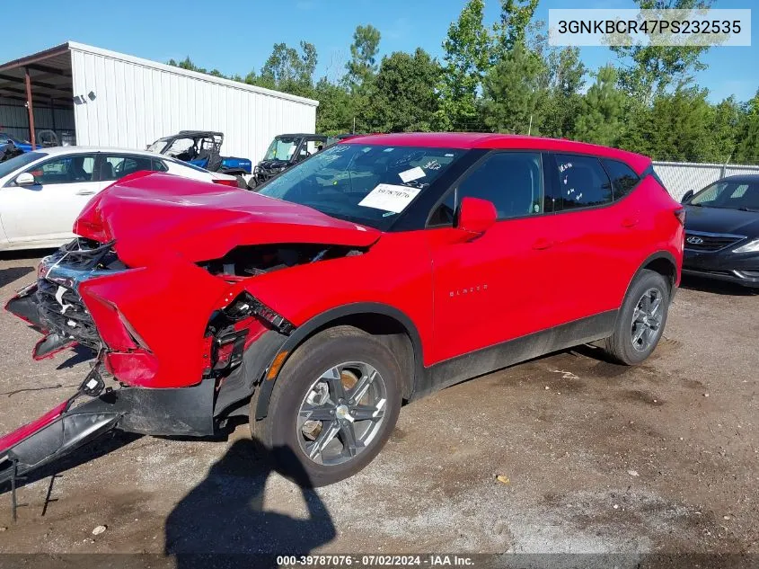 2023 Chevrolet Blazer Fwd 2Lt VIN: 3GNKBCR47PS232535 Lot: 39787076