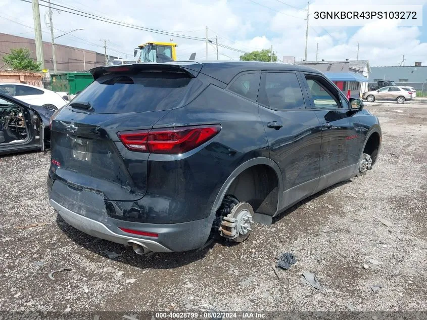 3GNKBCR43PS103272 2023 Chevrolet Blazer Fwd 2Lt