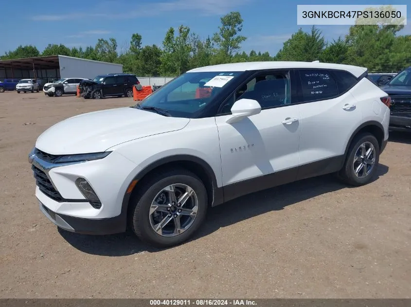 2023 Chevrolet Blazer Fwd 2Lt VIN: 3GNKBCR47PS136050 Lot: 40129011