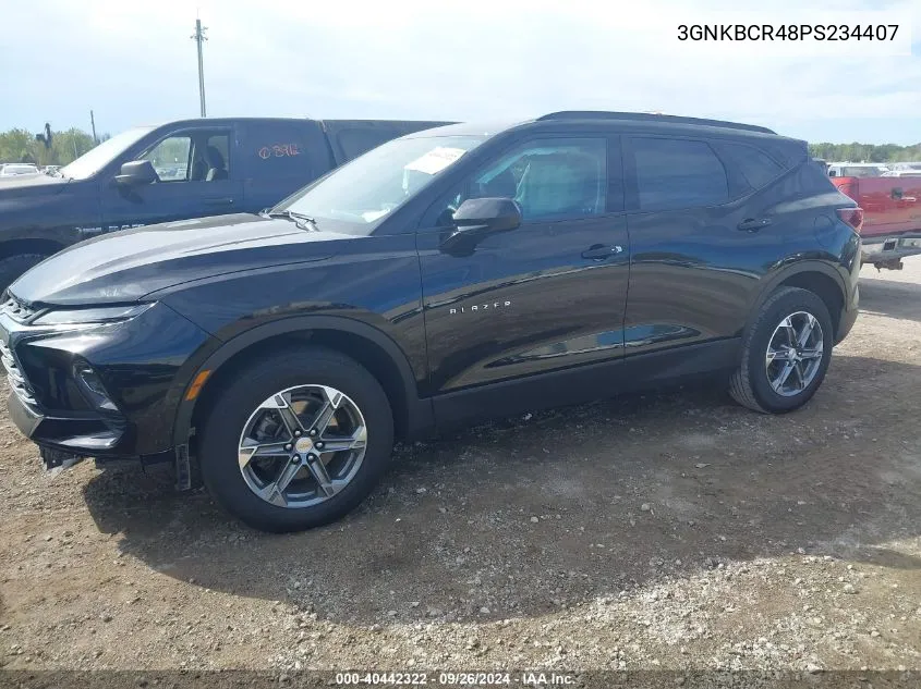 2023 Chevrolet Blazer Fwd 2Lt VIN: 3GNKBCR48PS234407 Lot: 40442322