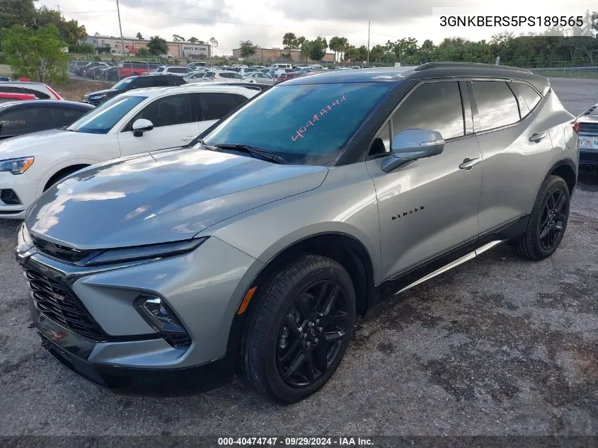 2023 Chevrolet Blazer Rs VIN: 3GNKBERS5PS189565 Lot: 40474747