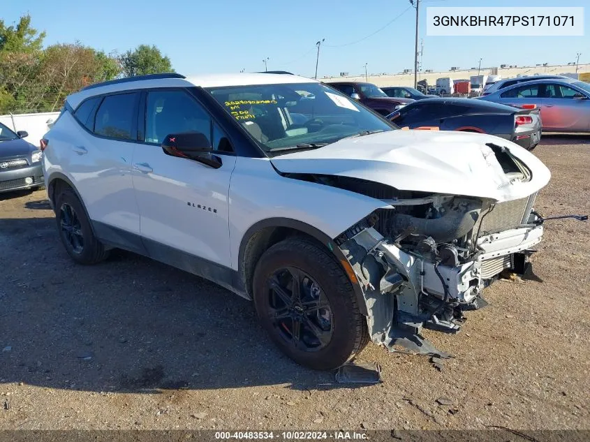 2023 Chevrolet Blazer Awd 2Lt VIN: 3GNKBHR47PS171071 Lot: 40483534