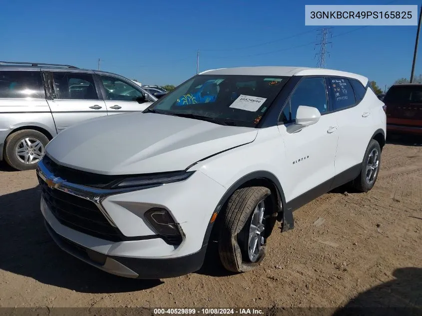 2023 Chevrolet Blazer Fwd 2Lt VIN: 3GNKBCR49PS165825 Lot: 40529899