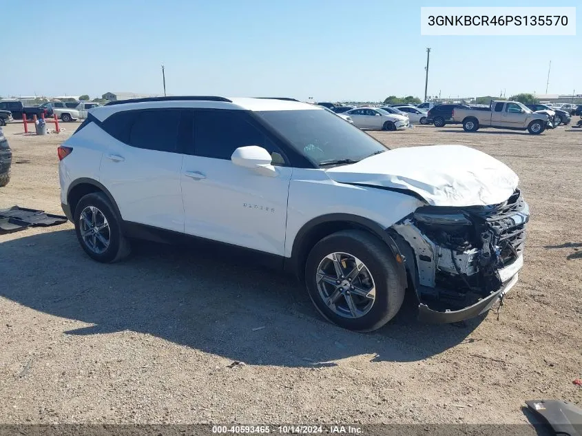 2023 Chevrolet Blazer Fwd 2Lt VIN: 3GNKBCR46PS135570 Lot: 40593465