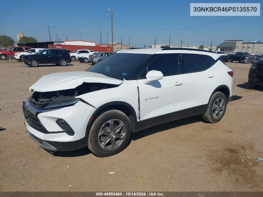 2023 Chevrolet Blazer Fwd 2Lt VIN: 3GNKBCR46PS135570 Lot: 40593465