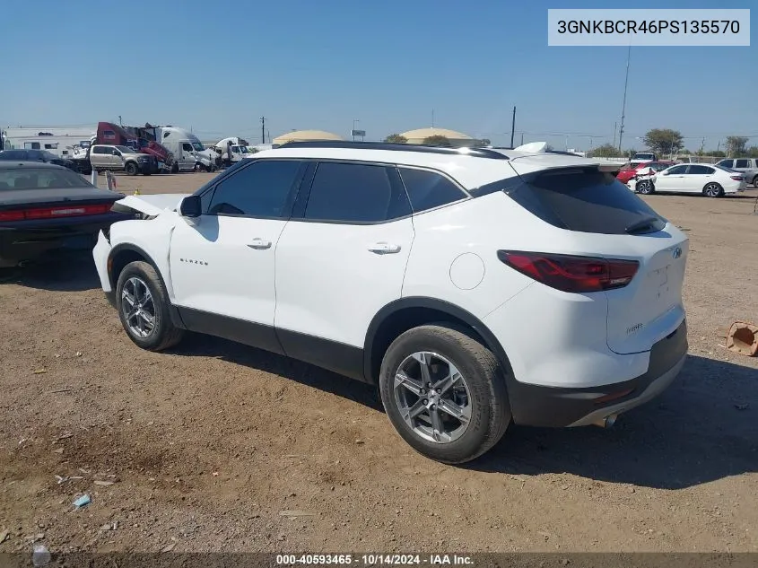 2023 Chevrolet Blazer Fwd 2Lt VIN: 3GNKBCR46PS135570 Lot: 40593465