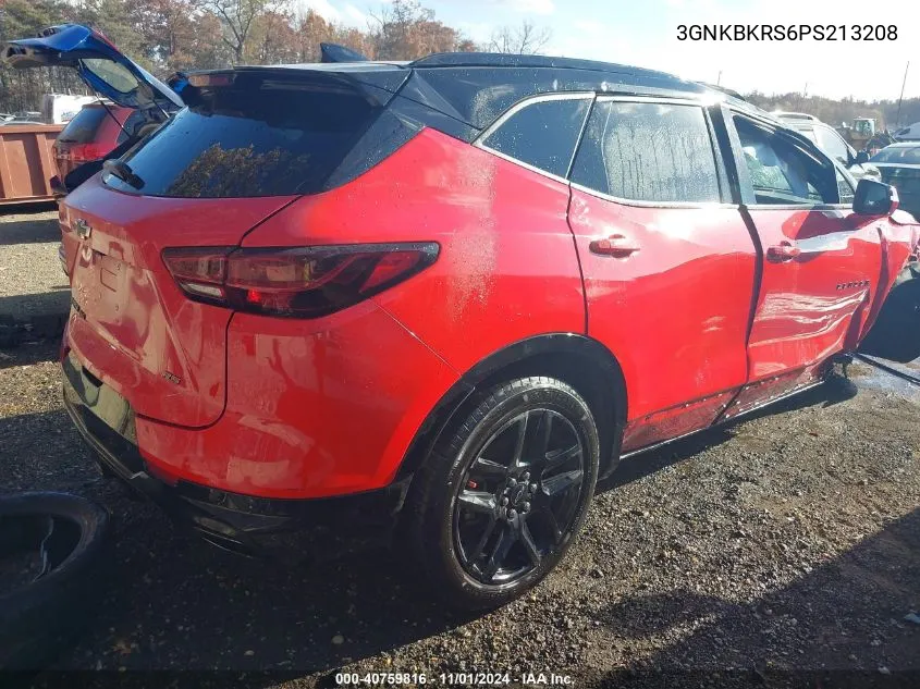 2023 Chevrolet Blazer Awd Rs VIN: 3GNKBKRS6PS213208 Lot: 40759816