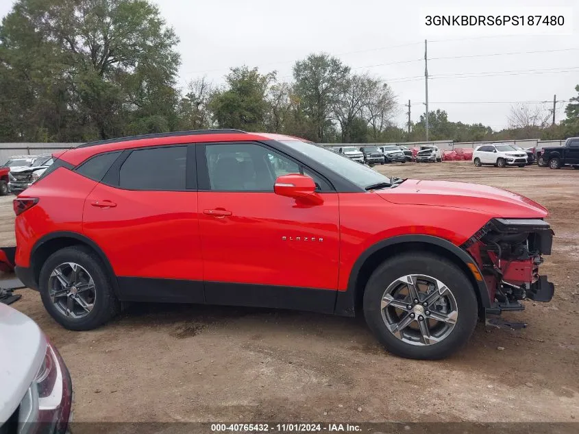 2023 Chevrolet Blazer Fwd 3Lt VIN: 3GNKBDRS6PS187480 Lot: 40765432