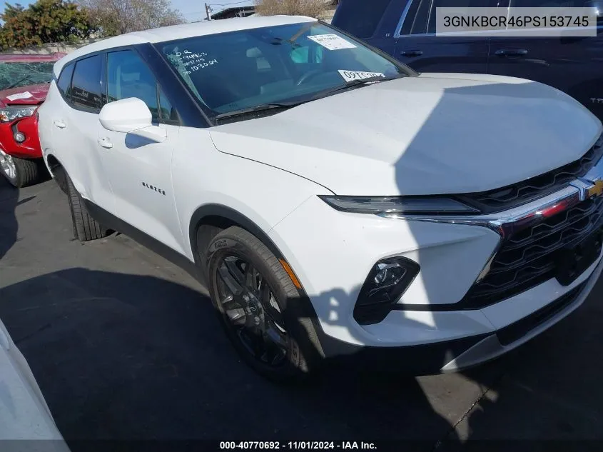 2023 Chevrolet Blazer Fwd 2Lt VIN: 3GNKBCR46PS153745 Lot: 40770692