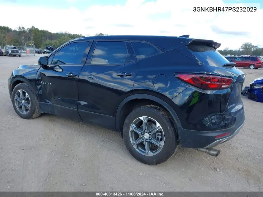 2023 Chevrolet Blazer Awd 2Lt VIN: 3GNKBHR47PS232029 Lot: 40813426