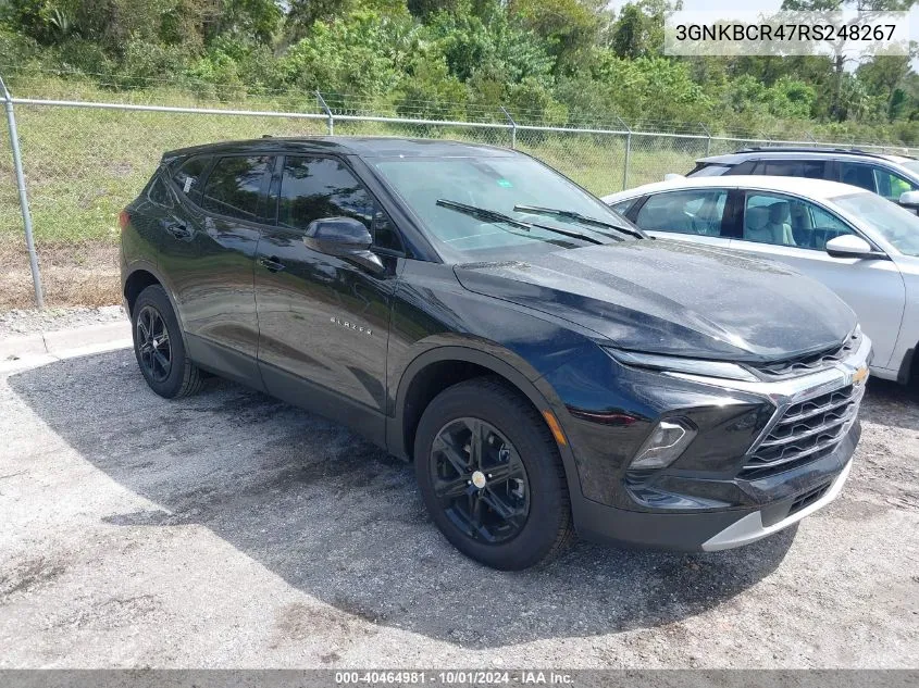 2024 Chevrolet Blazer Fwd 2Lt VIN: 3GNKBCR47RS248267 Lot: 40464981