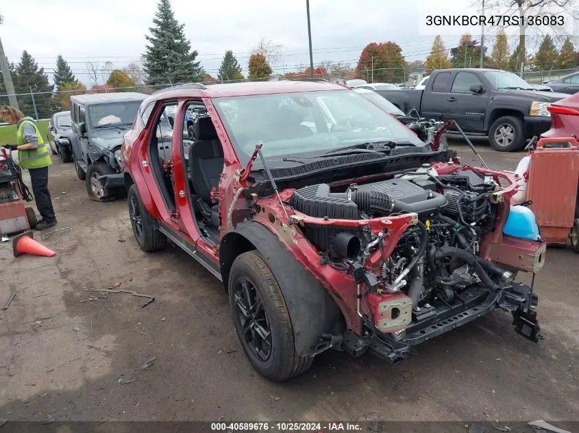 2024 Chevrolet Blazer Fwd 2Lt VIN: 3GNKBCR47RS136083 Lot: 40589676