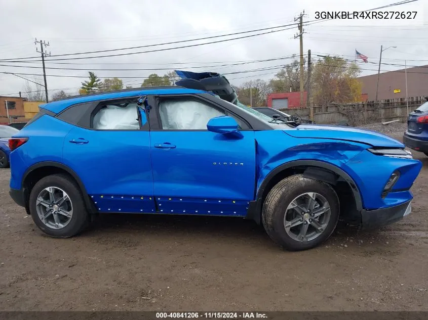 2024 Chevrolet Blazer Awd Premier VIN: 3GNKBLR4XRS272627 Lot: 40841206