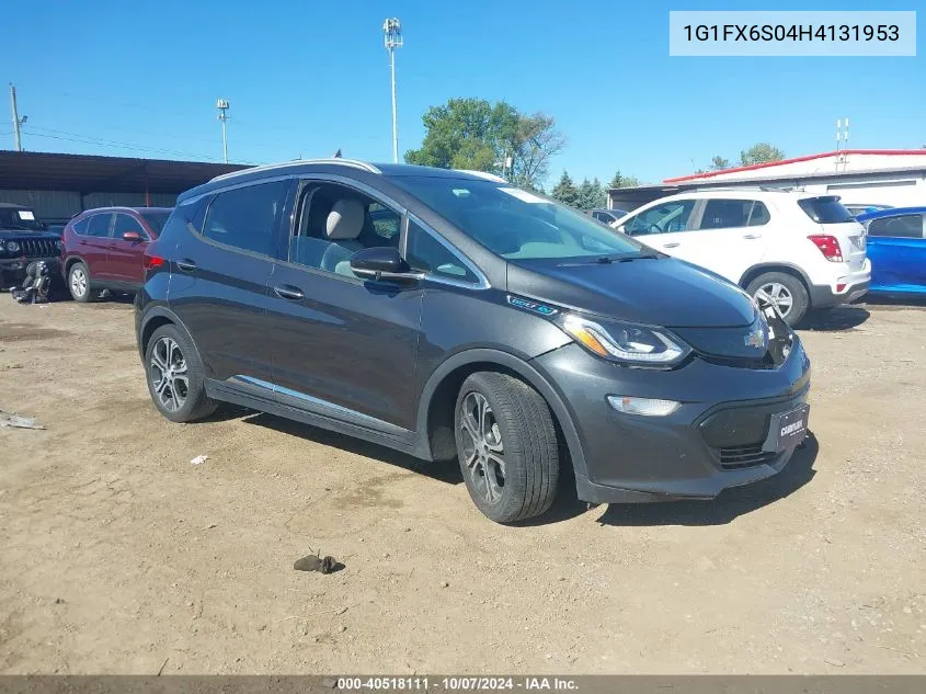 2017 Chevrolet Bolt Ev Premier VIN: 1G1FX6S04H4131953 Lot: 40518111