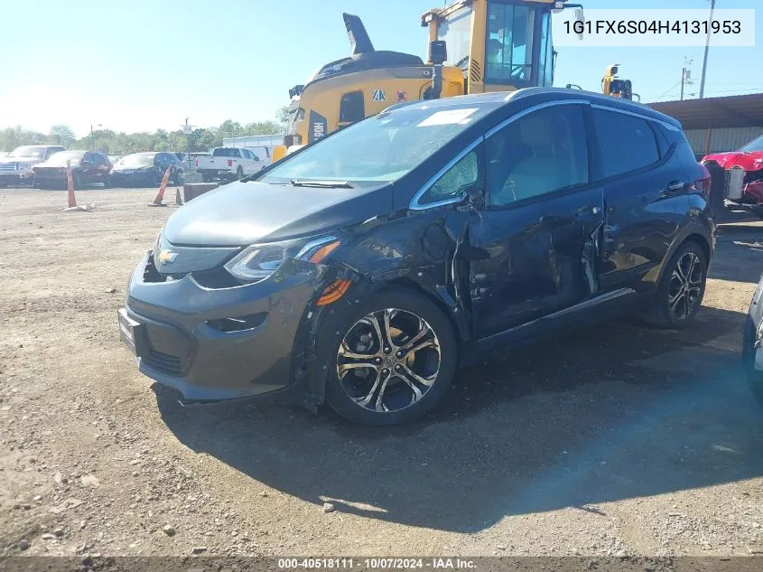 2017 Chevrolet Bolt Ev Premier VIN: 1G1FX6S04H4131953 Lot: 40518111