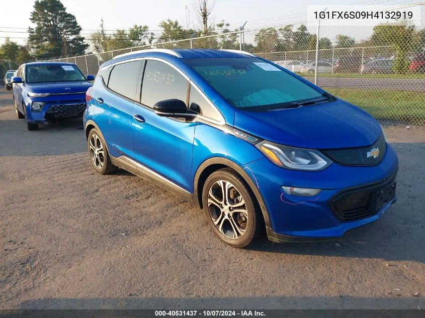 2017 Chevrolet Bolt Ev Premier VIN: 1G1FX6S09H4132919 Lot: 40531437