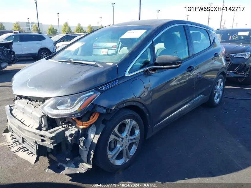 2017 Chevrolet Bolt Ev Lt VIN: 1G1FW6S0XH4142717 Lot: 40687779